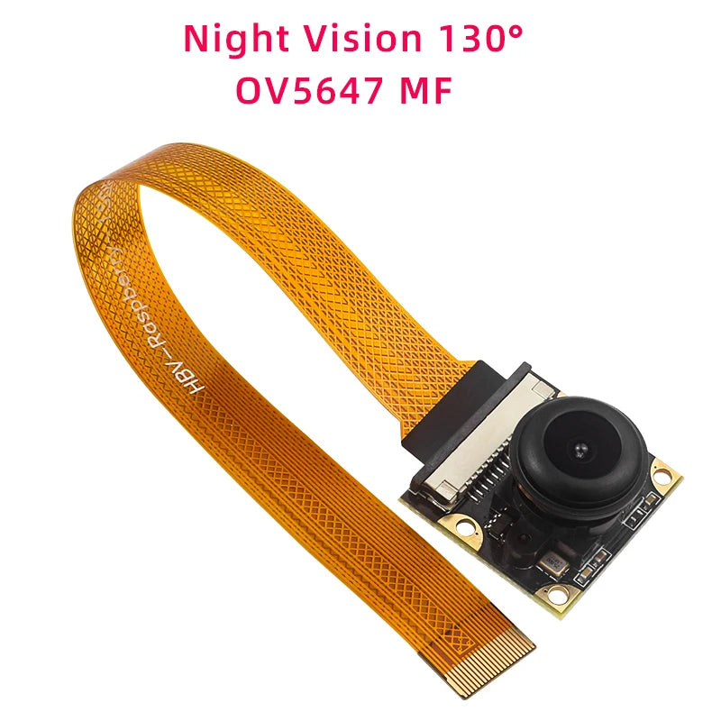 Raspberry Pi 5 Camera 5MP 1080P Optional Night Vision Wide Angle IR-CUT FF AF Cameras for RPI 5 Pi5 Zero