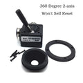1pcs 360 Degree 2-axis Sealing 10K Joystick Potentiometer Won't Self Reset for Lighting Console Without Switch