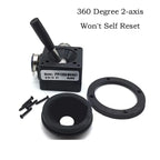 1pcs 360 Degree 2-axis Sealing 10K Joystick Potentiometer Won't Self Reset for Lighting Console Without Switch