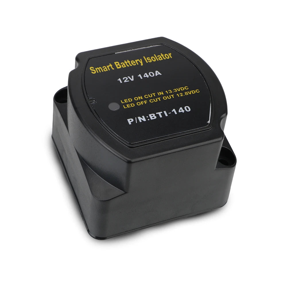 Voltage Sensitive Split Charge 12V 140A Relay VSR for Camper Car Smart Battery Isolator Car Accessories Charge 2 Battery Bank