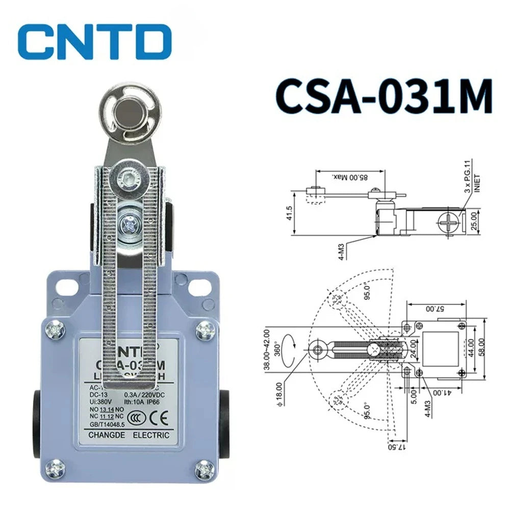 CNTD Limit Switch Micro Switch CSA-001 CSA-003 CSA-012 CSA-031 CSA-021 CSA-061 CSA-071 Waterproof Motion Sensor CSA-081 CSA-041
