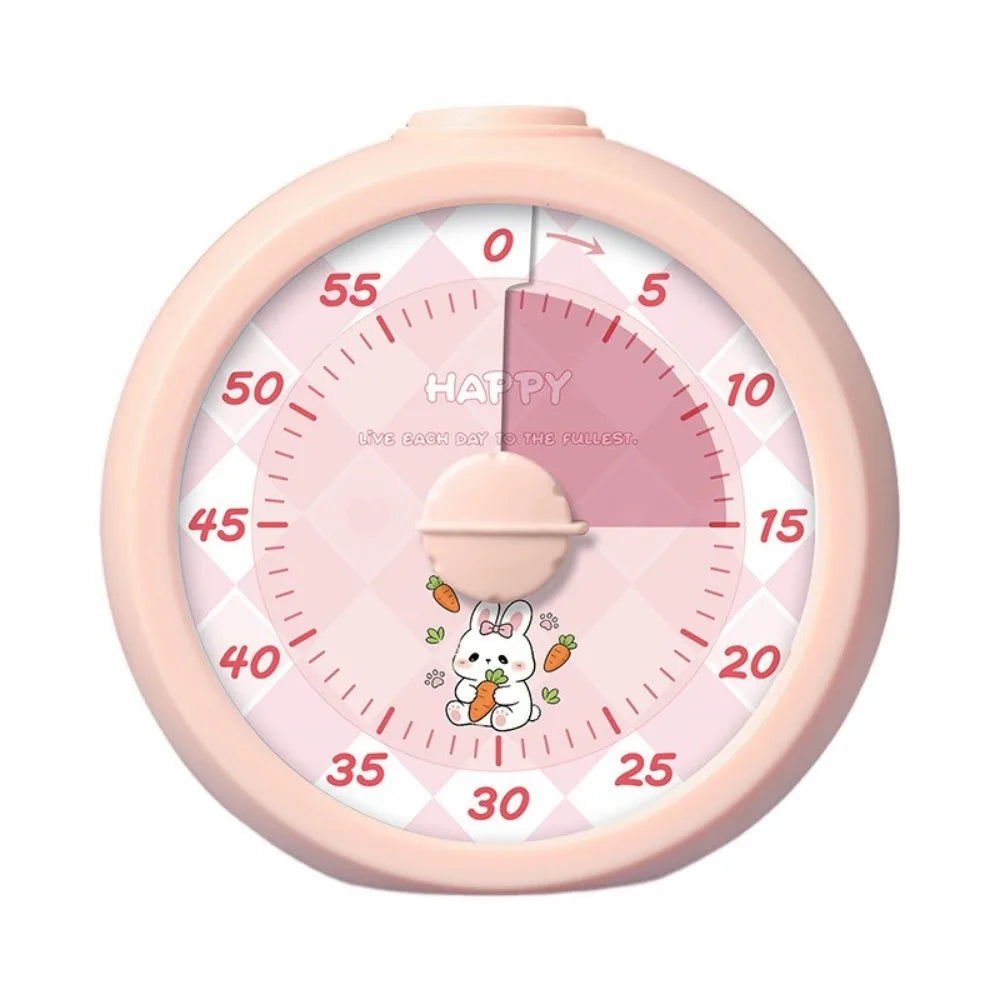 Portable Visual Timer Multifunctional 60-Minutes Timer Countdown Alarm Clock Silent Operation Visualization Function