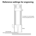 LASER TREE 10W 5W 4W Laser Module, 450nm TTL Blue Light Laser Head for Laser Engraving Wood DIY Creation Tool