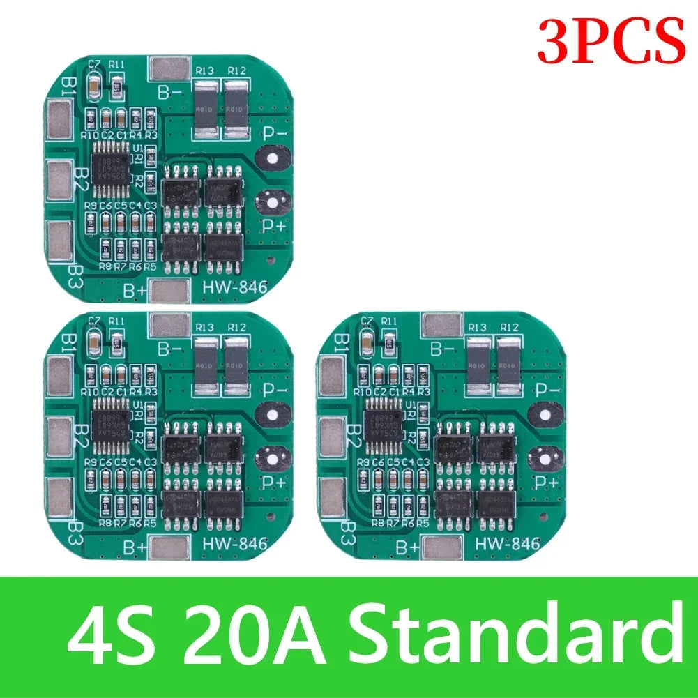 BMS 3S/4S 5A 10A 20A 25A 40A 60A Li-ion Lithium Battery Charger Protection Board 18650 For Drill Motor 12V with Enhance/Balance