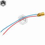 1pcs 5V 650nm 5mW Adjustable Laser Dot Diode Module Red Sight Copper Head Mini Laser Pointer