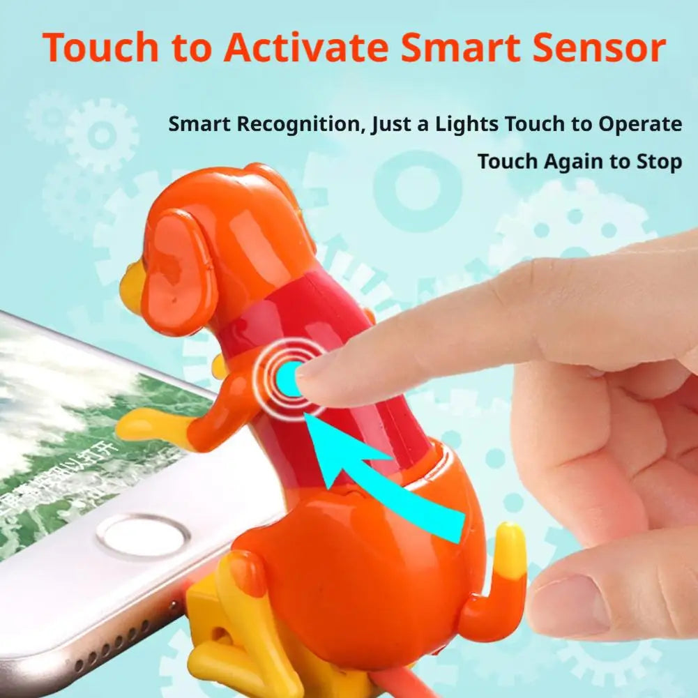 Cute Funny Dog Humping Phone Charging Cable Smartphone To Micro USB Type-C Data For Android Type-C Mobile Phone Charging