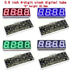 10PCS 0.8 inch 4-digit clock digital tube 71.5mmX26mm digital display "8" height 20.3mm 7-segment digital tube 8402 series 14PIN