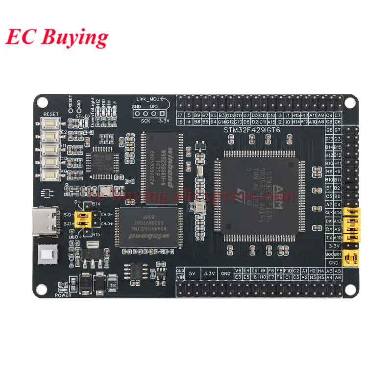 STM32F429IGT6 Core Development Board Chip STM32 System Learning Module Integrated ST-LINK Debugger Programmer Serial Port