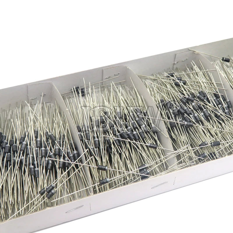20PCS Rectifier Diode 1N5408 1N5404 1N5401 1N5822 1N5818 UF5408 UF5402 6A10 10A10 DO-27 NEW ORIGINAL