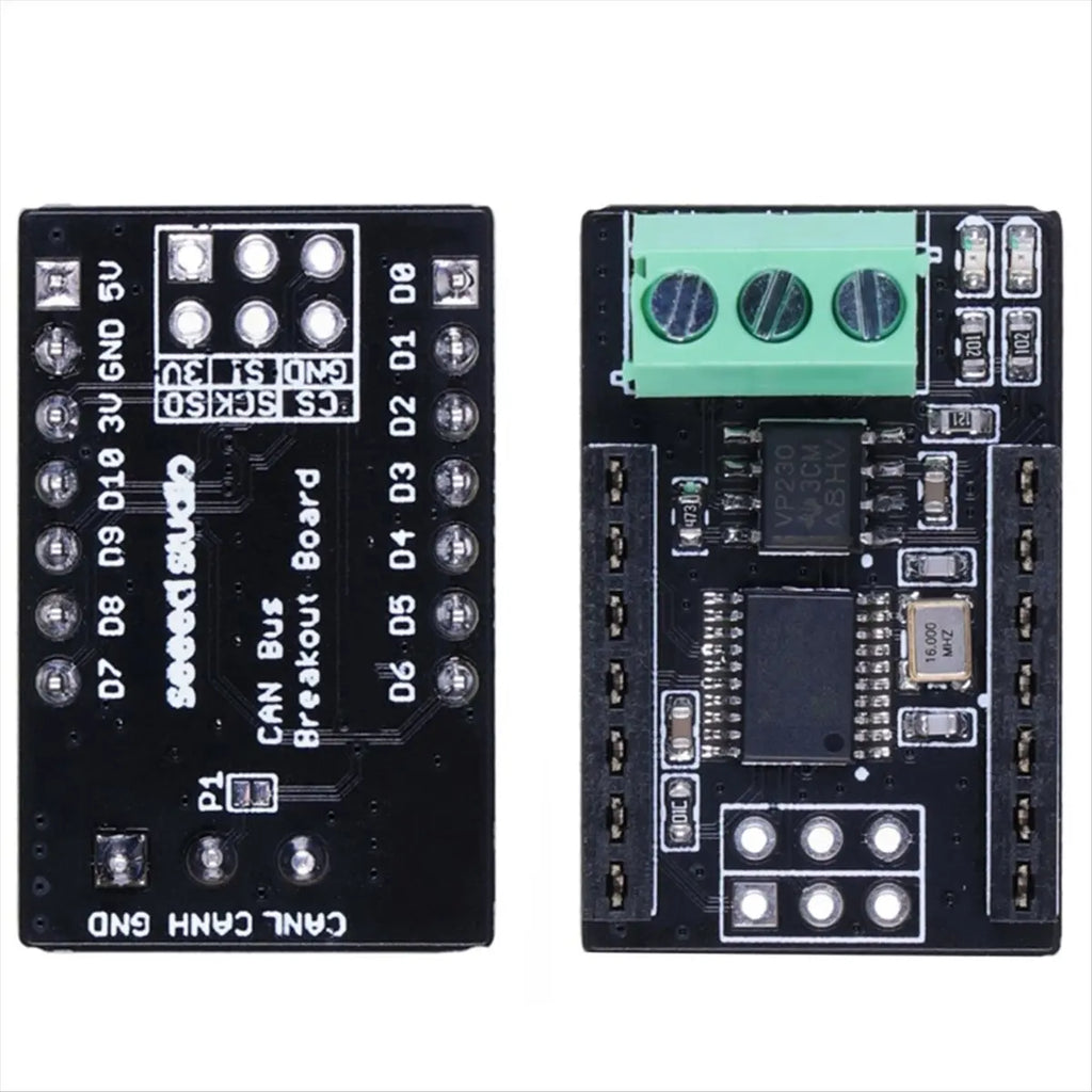 Promotion For CAN Bus Breakout Board for XIAO and QT Py, MCP2515 Controller, SN65HVD230 Transceiver Chip