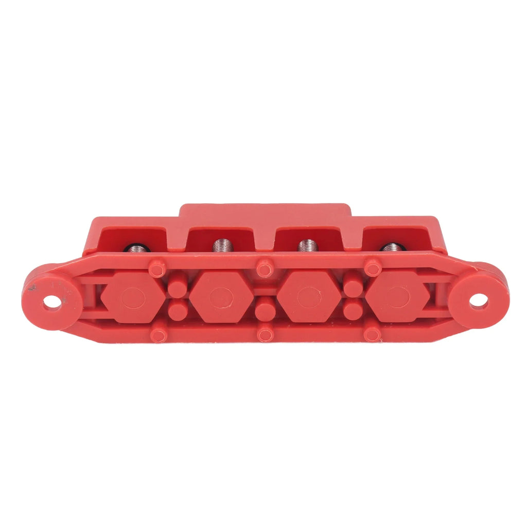 Power Distribution Block M8 Screw 4 Terminal Bus  DC 48V 250A for Automobile Boat Power Distribution Block Bus  250A