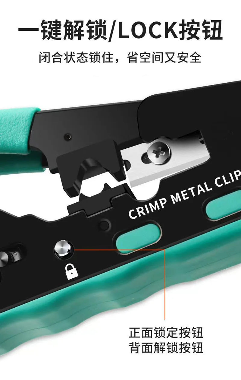 Rj45 pliers crimper cat5 cat6 cat7 network tool rg rj 45 ethernet cable Stripper pressing clamp tongs clip rg45 lan
