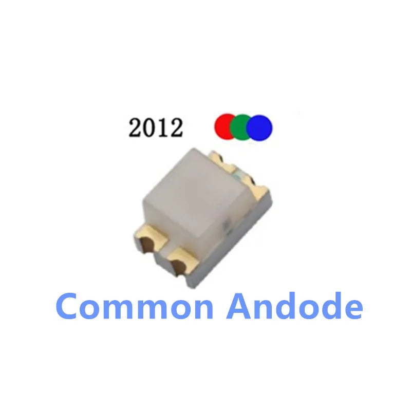 0805 RGB SMD LED, Common Anode/Cathode, REd-Blue-Green,Full Color Lamp Beads 1.6*1.5MM/2.0*1.2MM