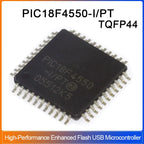 1-5PCS PIC18F4550-I/PT PIC18F4550 TFQP-44 microcomputer 18F4550 PIC 44-Pin  Enhanced Flash USB Microcontroller