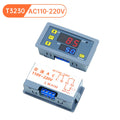 T3230 Delay Timer Relay module DC 12V/DC 24V/AC 110-220V Cyclic Timing Delay Relay 1-Channel Normally Open Relay switch 0-999s