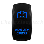 12V 20A Blue Led Car Boat Laser Rocker Switch ON OFF, (ON) OFF, ON OFF ON, (ON) OFF ON, (ON) OFF (ON) Waterproof