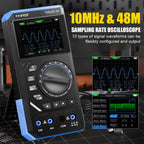 FNIRSI DST-210 and DST-201 3IN1 Digital Multimeter Oscilloscope Signal Source 19999 Counts 10MHz/1MHz Portable Electrician Tools