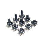 50Pcs 6x6mm Tactile Tact Mini Push Button Switch PCB Panel Momentary DIP 4 Pin Self-Reset Switch 6*6*4.3/5/6/7/8/9/10/11/12/13MM