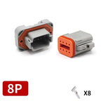 Deutsch DT/DTM/DTP/DTF Multi-Pin Waterproof Connector | 22-14AWG Sealed Plug for Heavy Duty Truck & Bus Electrical Systems