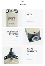 LXK3-20 Limit Switch 10A Rotary Reset Momentary Adjustable Roller Mini Electrical Power Travel Switches NO NC