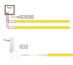 Super Thin 5mm COB LED Strip 1m 2m 3m 4m 5m High Density Flexible Neon LED Tape Ribbon For Home Room Decor TV Backlight Lighting
