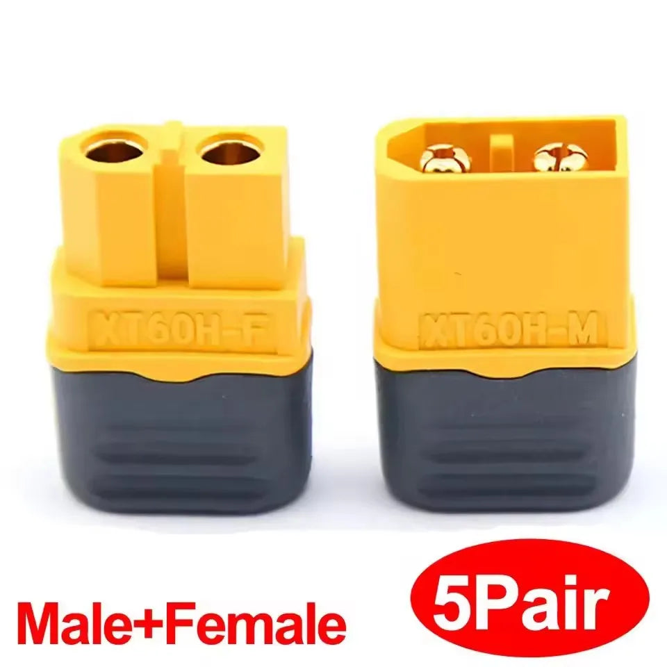 1-10PCS Male & Female Connector XT60 XT90 Plugs Wire Cable Connectors Adapter with Sheath Housing for RC Battery Car Airplane
