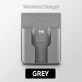 15W Wall Mount Wireless Charger, Qi Universal Fast Charging Panel for iPhone & Android, Flush AC 110–220V In-Wall Phone Charger