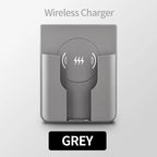 15W Wall Mount Wireless Charger, Qi Universal Fast Charging Panel for iPhone & Android, Flush AC 110–220V In-Wall Phone Charger