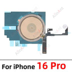 OEM Magnet Charger Panel Coil Sticker FlashLight NFC Wireless Charging Flex Cable For iPhone 16 17 Plus Air Pro Max 16e e