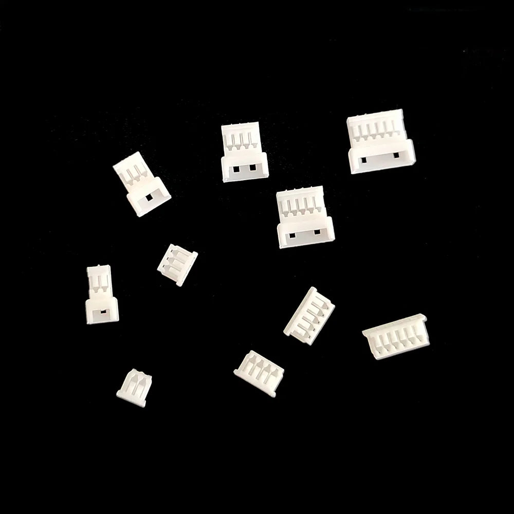 Jst 1.25mm Pitch Extension Cable Male Female Connector 2/3/4/5/6 Pin Housing Adapter  with 15cm Pre Pressed Soft Silicon Wire
