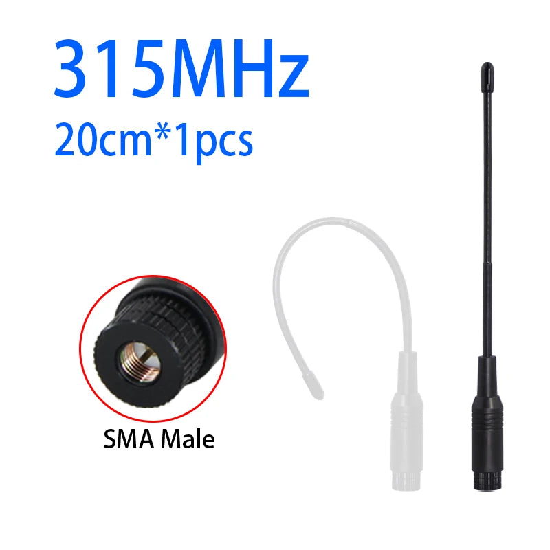 400-450MHz Antenna Signal Amplifier N7MC 433MHz LORA Gateway SMA Connector Head Soft Whip Antenna 315MHz Wireless Module Antenna