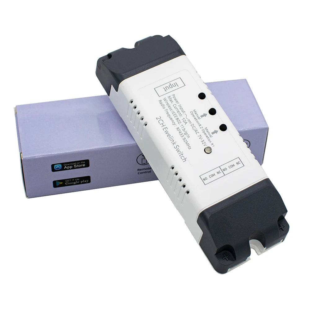 1/2/4CH EWeLink WIFI Smart Switch 7-32V 85-250V 220V Wireless Remote Control Relay Module For Garage Door Access Alexa Google