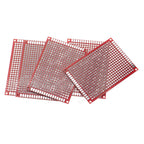 20pcs Red PCB Board Breadboard Double Sided 3x7 4x6 5x7 7x9cm Universal PCB Experiment Prototype Circuit Boards Diy Electroni