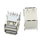 5PCS USB Interface Socket Type A Standard Port Female Male Solder Jacks Connector DIP Straight Vertical Bend Needle PCB Socket