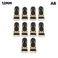 10Pcs 10/12/15/18MM Metal Adjust Buckle For Corset Leg Garter Belt Clip Hook Suspender Ends Buckles Hosiery Stocking Grips