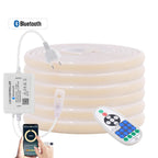 Wall Touch Wifi Bluetooth COB LED Neon Strip Light 220V Dimmable 23key Remote Control Power Kit AC 220V 288LED/m Waterproof Rope