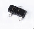 (100pcs) MMBT5551 (Marking G1) SOT-23 SMD NPN Signal Transistor Triode