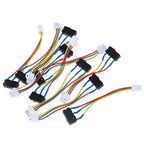 New 10pcs Flame retardant material metal Gas Water Heater Micro Switch Three Wires Small On-off Control 0.6x1x2cm