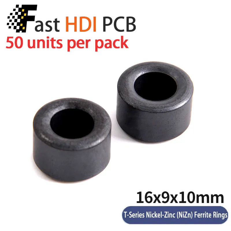 Anti-Interference Ferrite Toroid Core Ni-Zn - High Frequency Common Mode Inductor Ring for Electronic Equipment