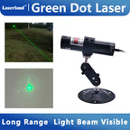 Long Range Light Beam Visible 520nm Green Dot Laser Module Diode Locator Focusable for Tunnel