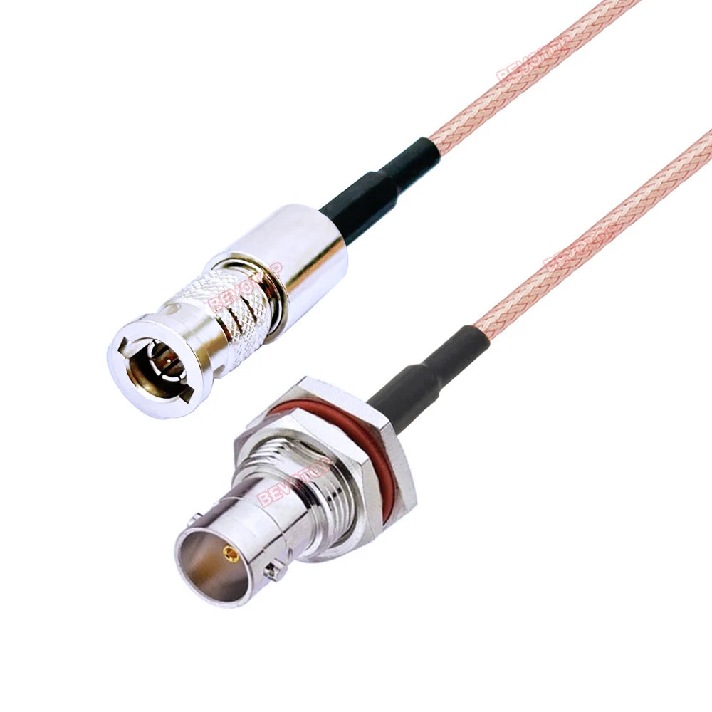 BEVOTOP 75 Ohm BNC Female to Micro BNC Male Plug RG179 Cable HD BNC Video Micro BNC to BNC Jumper Pigtail 10CM~20M