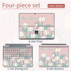 Color Printing Pattern Sticker  For Microsoft Surface Pro 7/6/5/4/3 9/8X Go 2 Back Cover Body Decal Skin Protector keyboard 10