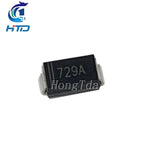 50PCS SMA 1W Zener Diode 1SMA4728A 1SMA4733A 1SMA4744A 3V3 5V1 9.1V 10V 12V 15V 18V 20V 22V 24V 27V 33V 39V 43V 47V 51V 100V