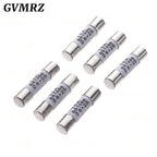 10PCS 6*25mm Ceramic Fuse 6*25 Ceramic insurance Tube 6X25MM 0.5A 1A 2A 3A 5A 6A 7A 8A 10A 15A 20A 25A 30A 250V RO57 Fuse BS1362