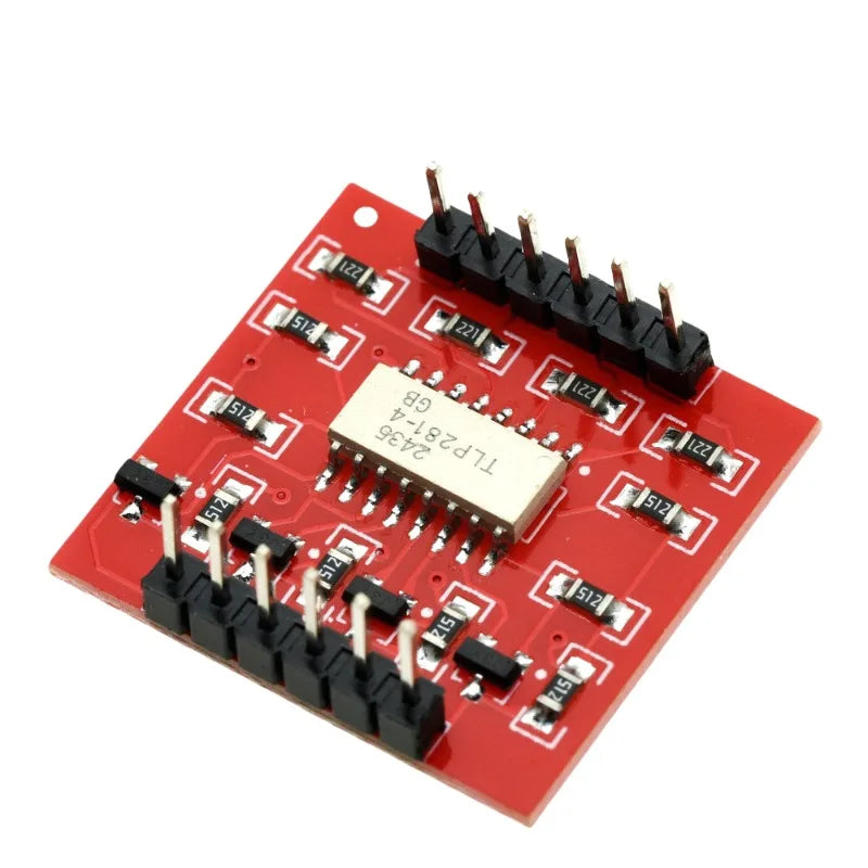 1-10PCS TLP281 4-Channel Opto-isolator IC Module For Arduino Expansion Board High And Low Level Optocoupler Isolation 4 Channel