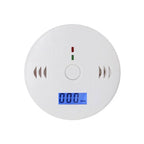 LCD CO Sensor Alarm Carbon Monoxide Poisoning Smoke Detector Built In 85dB Siren Independent Co Poisoning Warning Detector