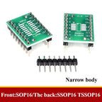 5PCS SOP Adapter Board SOIC-8 SOT23/252 SOP14/16/20/24 SOP28 IC Test Bench Experiment