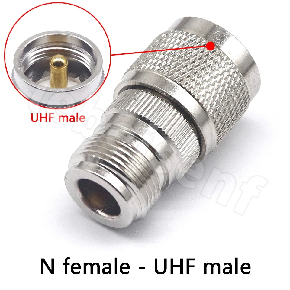 1/2/4/10pcs RF connector UHF-JKW UHF N-S male and female UHF/N-KJ M female elbow 90 degree SL16/SO239 right angle RF adapter L