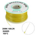0.58mm Wire OD 200M 250M Electrical Wire Wrapping Wire Tin Plated Copper Wire PCB Solder Cable P/N DM-30-1000 30 AWG for Laptop