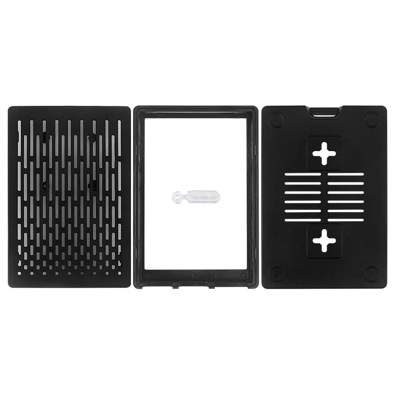 Raspberry Pi 5 ABS Case Black Silver Plastic Shell Optional PWM Cooling Fan Protection Box for Raspberry Pi 5